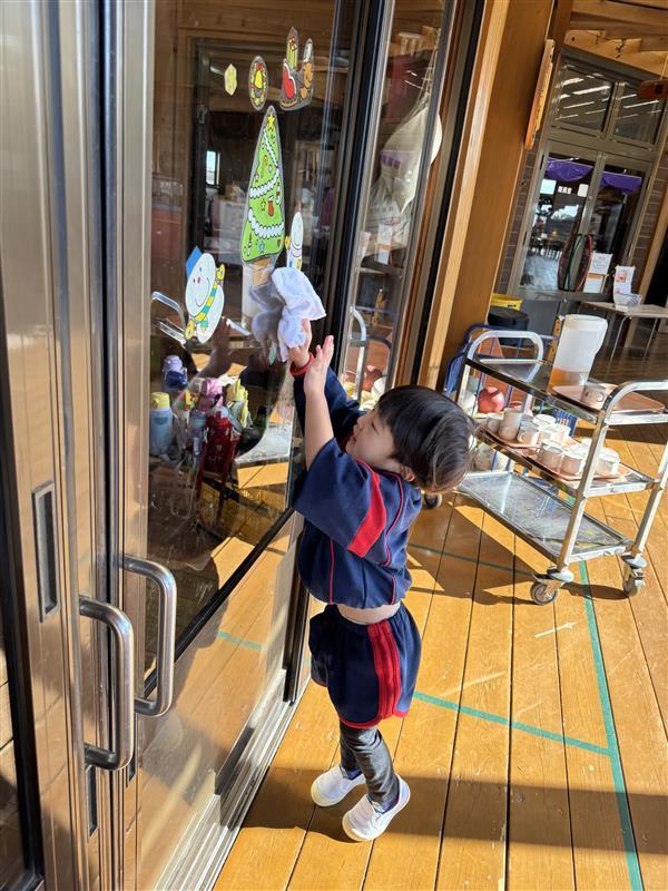 年末の大掃除＆避難訓練